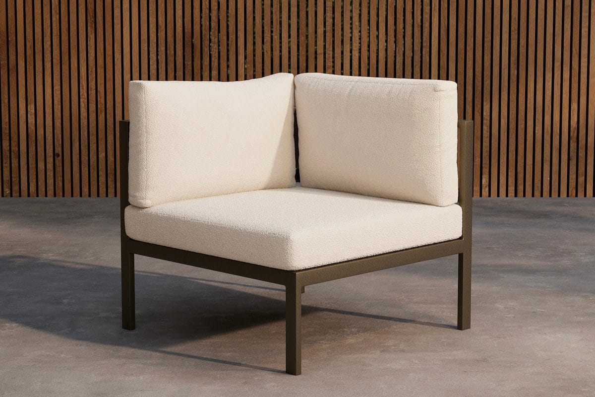 Copacabana hjørnemodul 74 cm utendørs - Brun