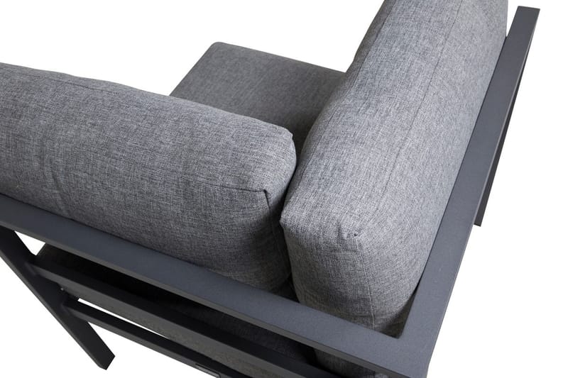 Copacabana hjørnemodul 74 cm utendørs - Svart - Hagemøbler - Loungemøbler - Moduler - Hjørnemodul hagesofa