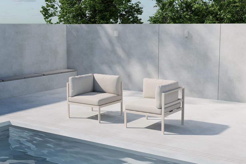 Copacabana Hjørnemodul Utendørs - Beige - Hagemøbler - Loungemøbler - Moduler - Hjørnemodul hagesofa