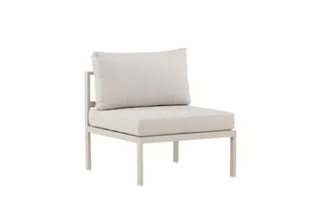 Copacabana midtmodul 70 cm utendørs - Beige - Hagemøbler - Loungemøbler - Moduler
