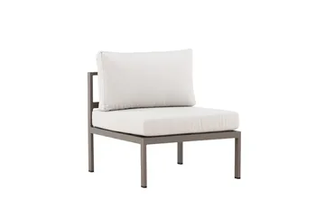 Copacabana midtmodul 70 cm utendørs - Brun - Hagemøbler - Loungemøbler - Moduler