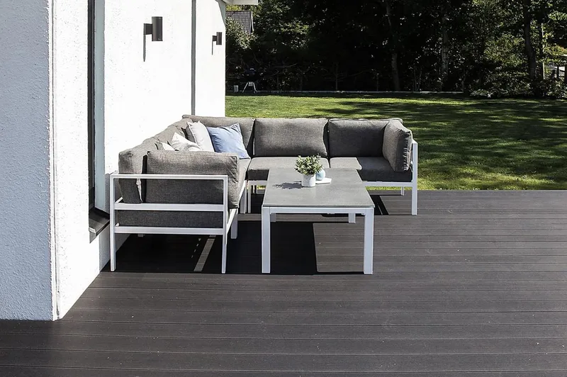 Copacabana Midtmodul - Hvit - Hagemøbler - Loungemøbler - Moduler - Midtmodul hagesofa