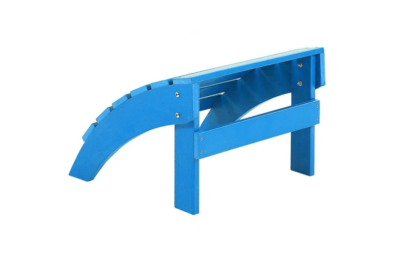 Fotstöd Beliani Adirondack Blå blue - Hagemøbler - Loungemøbler - Moduler - Skamler & Krakker