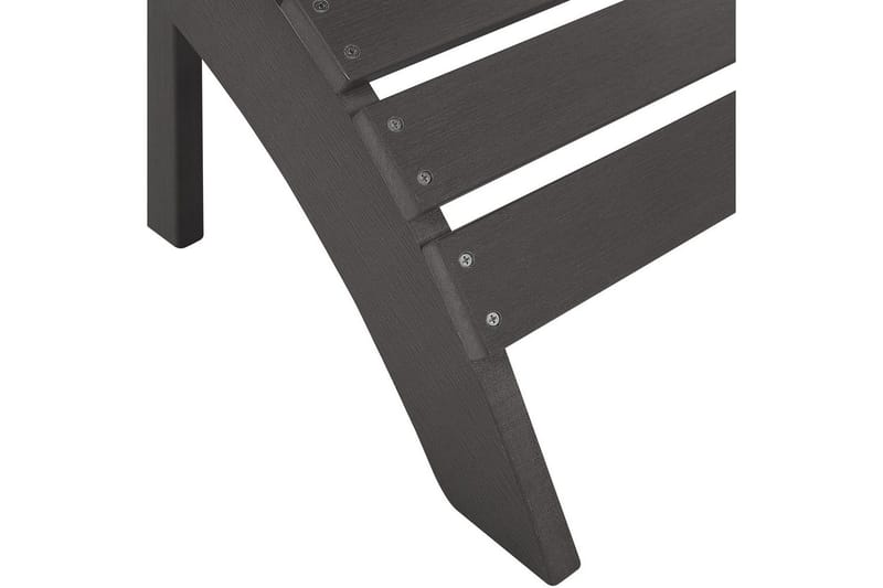 Fotstöd Beliani Adirondack Blå Dark grey - Hagemøbler - Loungemøbler - Moduler - Skamler & Krakker