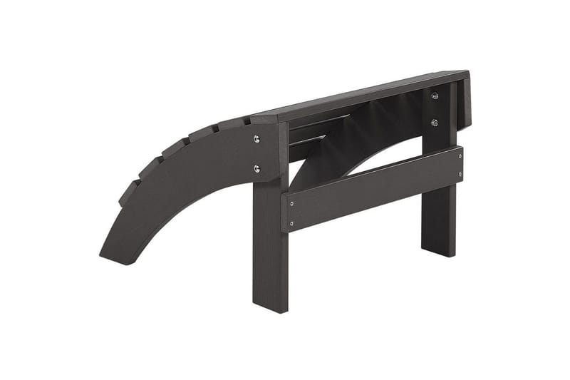 Fotstöd Beliani Adirondack Blå Dark grey - Hagemøbler - Loungemøbler - Moduler - Skamler & Krakker