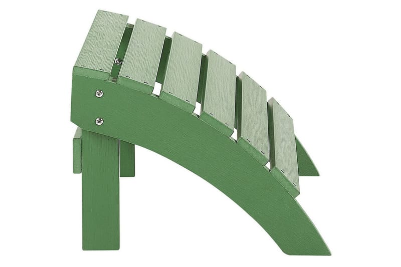 Fotstöd Beliani Adirondack Blå Green - Hagemøbler - Loungemøbler - Moduler - Skamler & Krakker