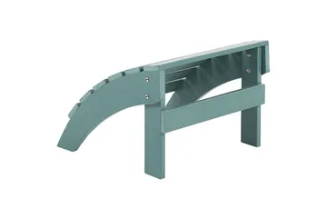 Fotstöd Beliani Adirondack Blå Turquoise - Hagemøbler - Loungemøbler - Moduler - Skamler & Krakker