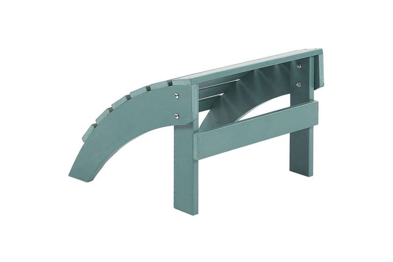Fotstöd Beliani Adirondack Blå Turquoise - Hagemøbler - Loungemøbler - Moduler - Skamler & Krakker