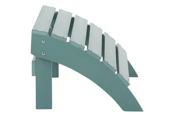 Fotstöd Beliani Adirondack Blå Turquoise - Hagemøbler - Loungemøbler - Moduler - Skamler & Krakker