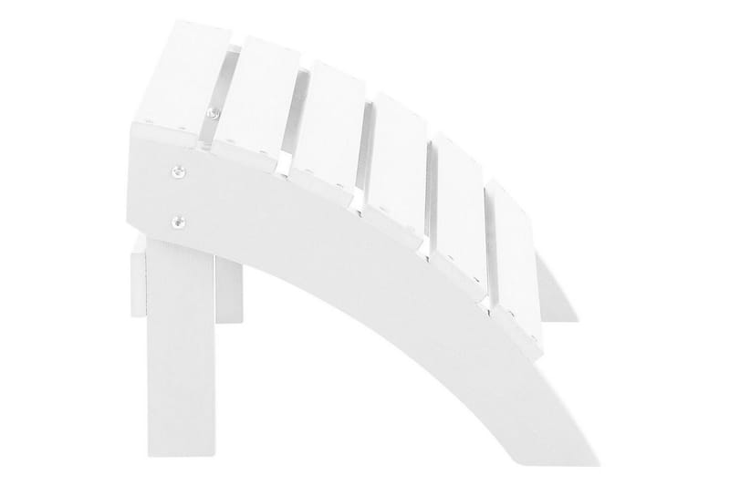 Fotstöd Beliani Adirondack Blå White - Hagemøbler - Loungemøbler - Moduler - Skamler & Krakker