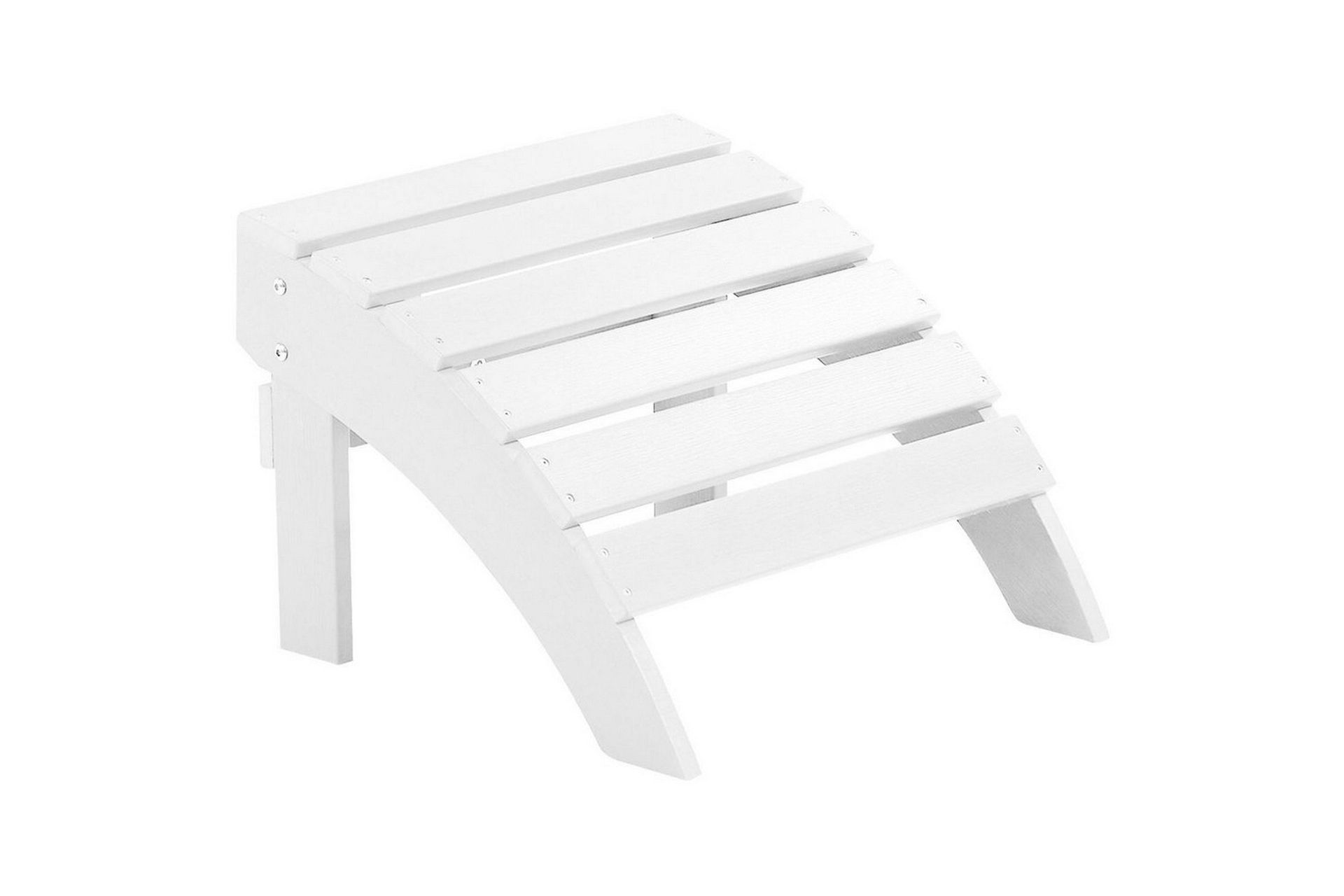 Fotstöd Beliani Adirondack Blå White -