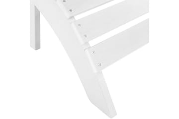 Fotstöd Beliani Adirondack Blå White - Hagemøbler - Loungemøbler - Moduler - Skamler & Krakker