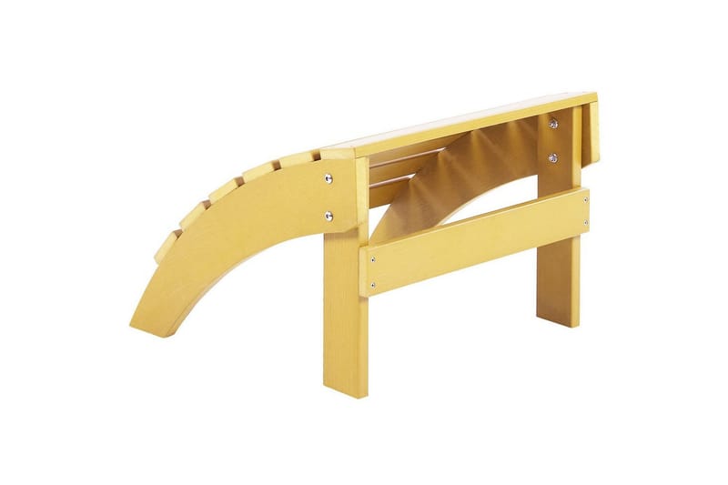 Fotstöd Beliani Adirondack Blå Yellow - Hagemøbler - Loungemøbler - Moduler - Skamler & Krakker