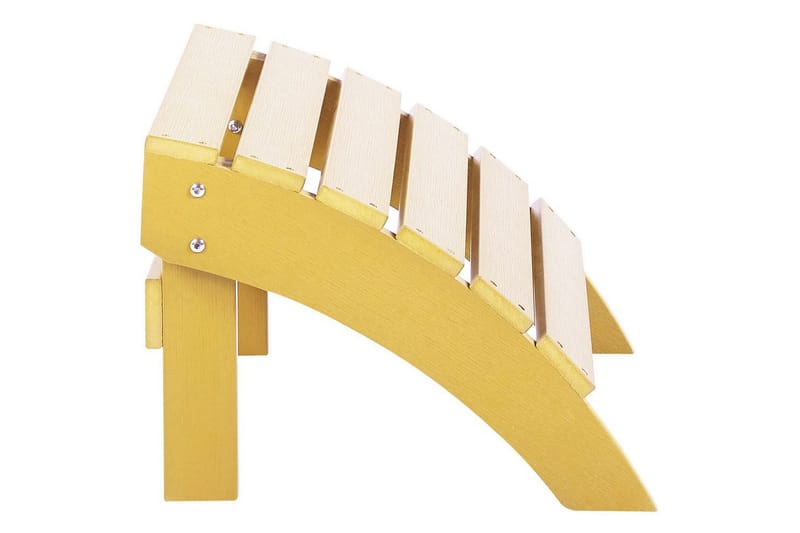 Fotstöd Beliani Adirondack Blå Yellow - Hagemøbler - Loungemøbler - Moduler - Skamler & Krakker