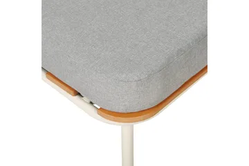 Fotstöd Beliani Senise Grey - Hagemøbler - Loungemøbler - Moduler - Skamler & Krakker