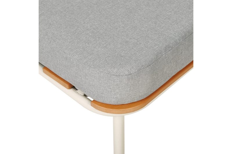 Fotstöd Beliani Senise Grey - Hagemøbler - Loungemøbler - Moduler - Skamler & Krakker