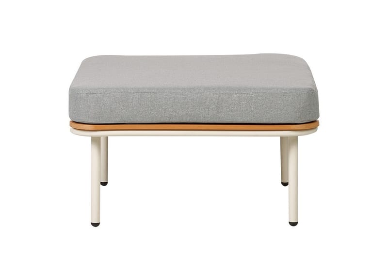Fotstöd Beliani Senise Grey - Hagemøbler - Loungemøbler - Moduler - Skamler & Krakker