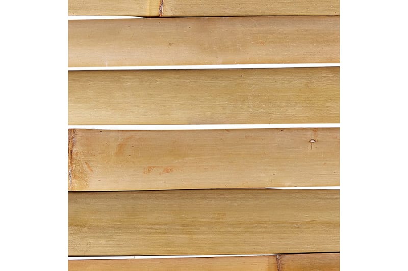 Hagefotskammel Cerreto Hvit/lyst tre - Hvit/lyst tre - Hagemøbler - Loungemøbler - Moduler - Skamler & Krakker