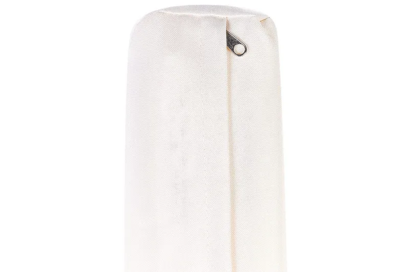 Hagefotskammel Cerreto Hvit/lyst tre - Hvit/lyst tre - Hagemøbler - Loungemøbler - Moduler - Skamler & Krakker