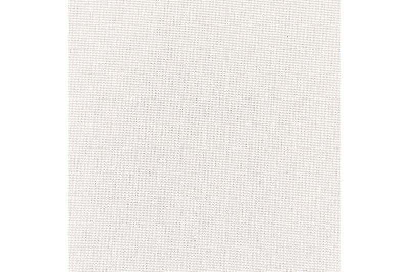 Hagefotskammel Cerreto Hvit/lyst tre - Hvit/lyst tre - Hagemøbler - Loungemøbler - Moduler - Skamler & Krakker