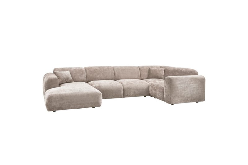 Hjørnesofa Sky - Naturlig, Høyre - Hagemøbler - Loungemøbler - Moduler - Hjørnemodul hagesofa