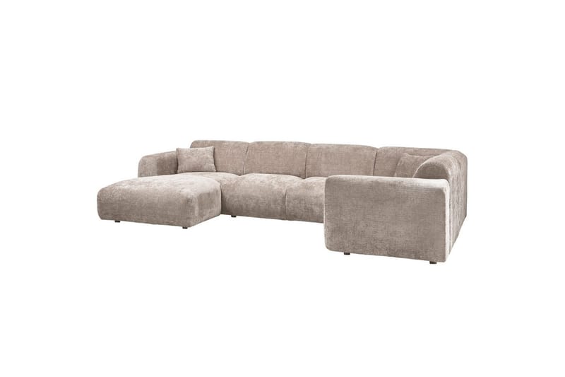 Hjørnesofa Sky - Naturlig, Høyre - Hagemøbler - Loungemøbler - Moduler - Hjørnemodul hagesofa