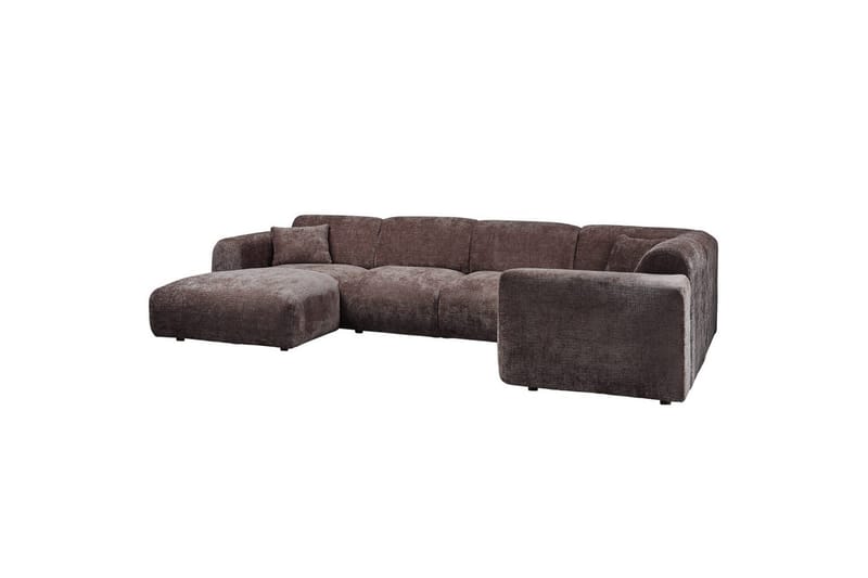 Hjørnesofa Sky - Varm brun, Høyre - Møbler - Sofaer - Hjørnesofa - Hjørnesofa med divan