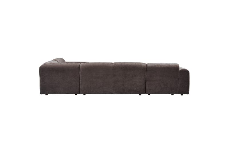 Hjørnesofa Sky - Varm brun, Høyre - Hagemøbler - Loungemøbler - Moduler - Hjørnemodul hagesofa