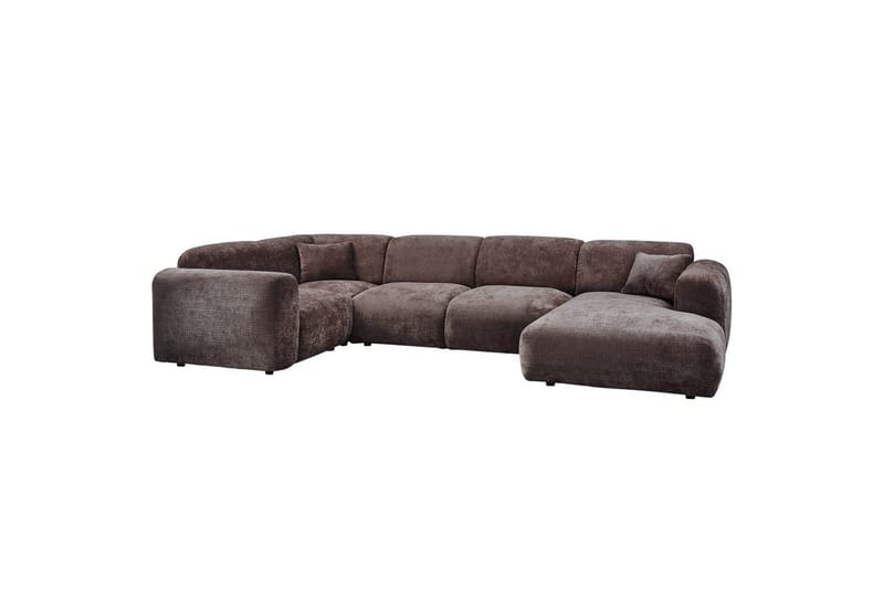 Hjørnesofa Sky, Varm brun, Venstre