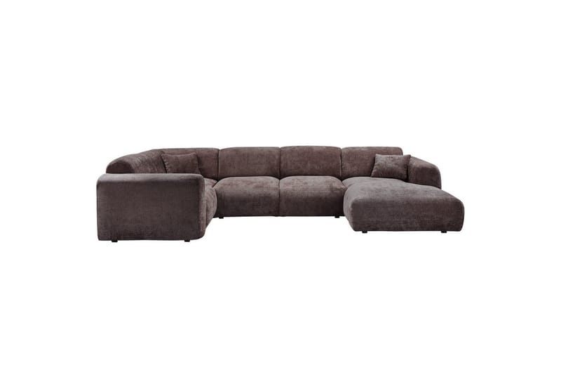Hjørnesofa Sky - Varm brun, Venstre - Hagemøbler - Loungemøbler - Moduler - Hjørnemodul hagesofa