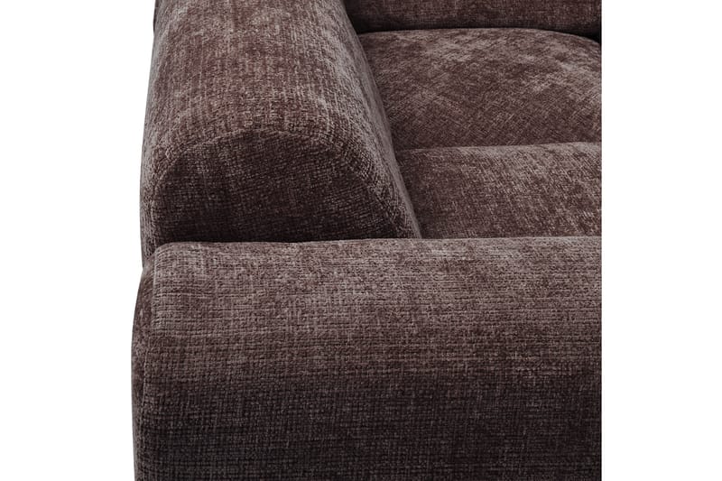 Hjørnesofa Sky - Varm brun, Venstre - Hagemøbler - Loungemøbler - Moduler - Hjørnemodul hagesofa