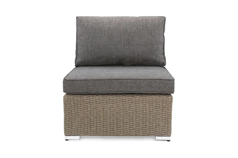 Marcus Midtmodul m Pute - Grå - Hagemøbler - Loungemøbler - Moduler - Midtmodul hagesofa