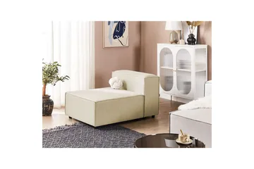 Mittmodul Beliani Aprica Beige||Black - Hagemøbler - Loungemøbler - Moduler - Midtmodul hagesofa
