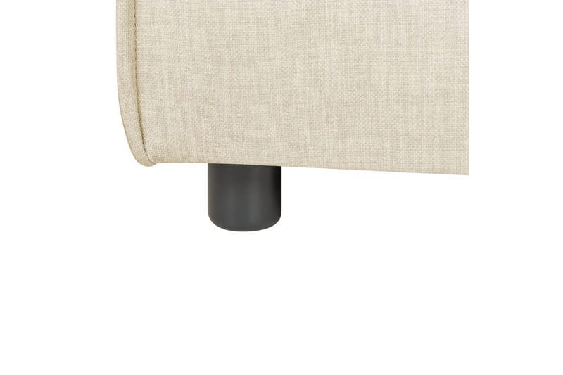Mittmodul Beliani Aprica Beige||Black - Hagemøbler - Loungemøbler - Moduler - Midtmodul hagesofa