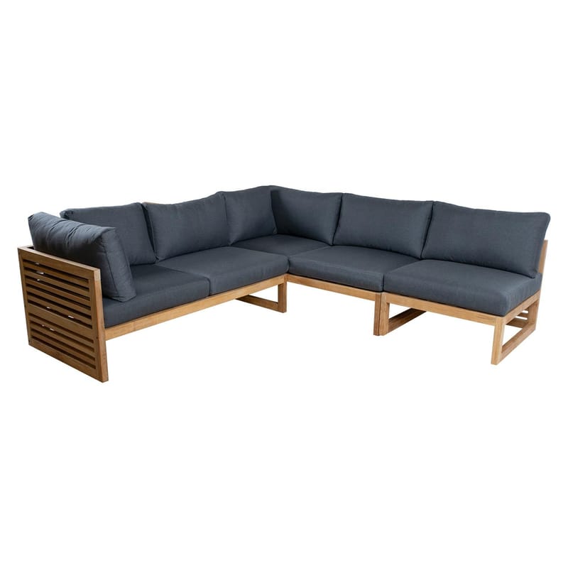 Modulsofa HOME4YOU Serenity 2-seter Høyre arm - brun - Hagemøbler - Loungemøbler - Moduler