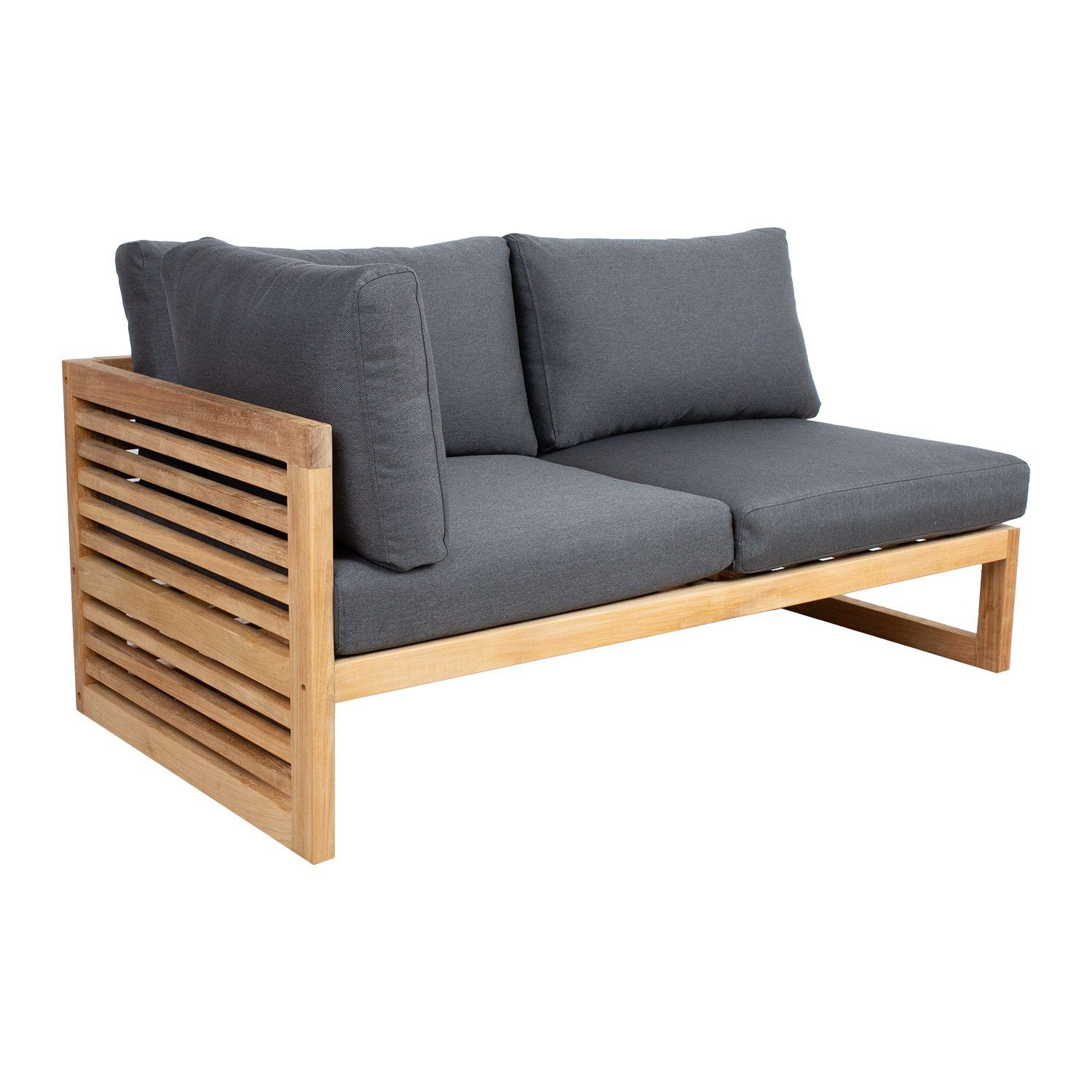 Modulsofa HOME4YOU Serenity 2-seter Høyre arm - brun