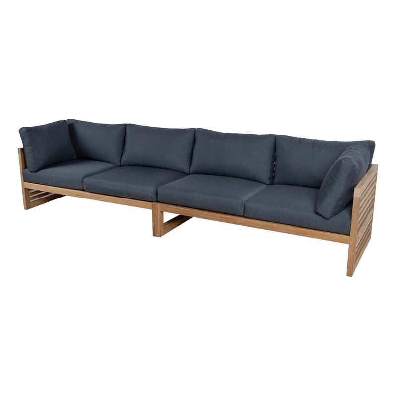 Modulsofa HOME4YOU Serenity 2-seter Høyre arm - brun - Hagemøbler - Loungemøbler - Moduler