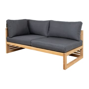 Modulsofa HOME4YOU Serenity 2-seter Høyre arm - brun - Hagemøbler - Loungemøbler - Moduler