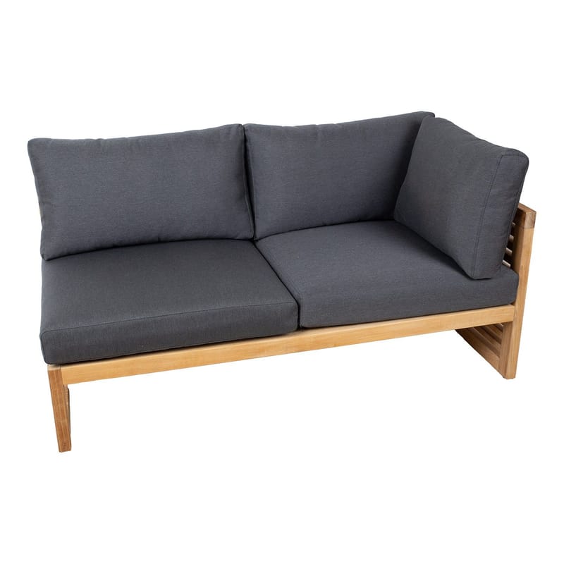 Modulsofa HOME4YOU Serenity 2-seter Venstre arm - brun - Hagemøbler - Loungemøbler - Moduler