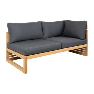 Modulsofa HOME4YOU Serenity 2-seter Venstre arm - brun - Hagemøbler - Loungemøbler - Moduler