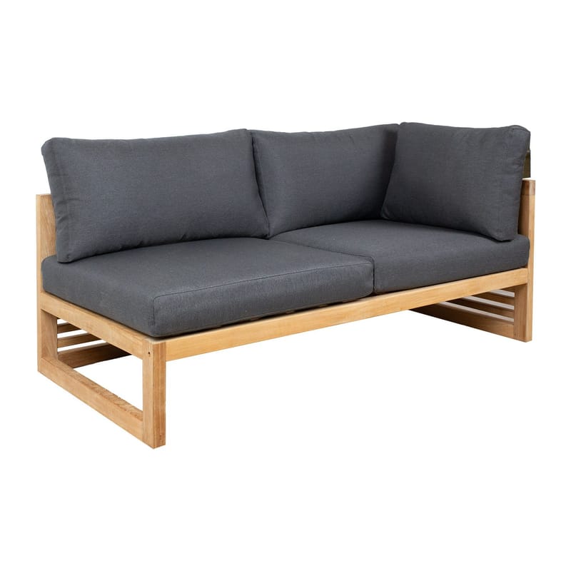 Modulsofa HOME4YOU Serenity 2-seter Venstre arm - brun - Hagemøbler - Loungemøbler - Moduler