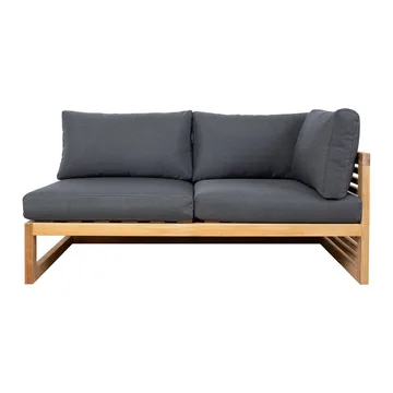 Modulsofa HOME4YOU Serenity 2-seter Venstre arm - brun - Hagemøbler - Loungemøbler - Moduler
