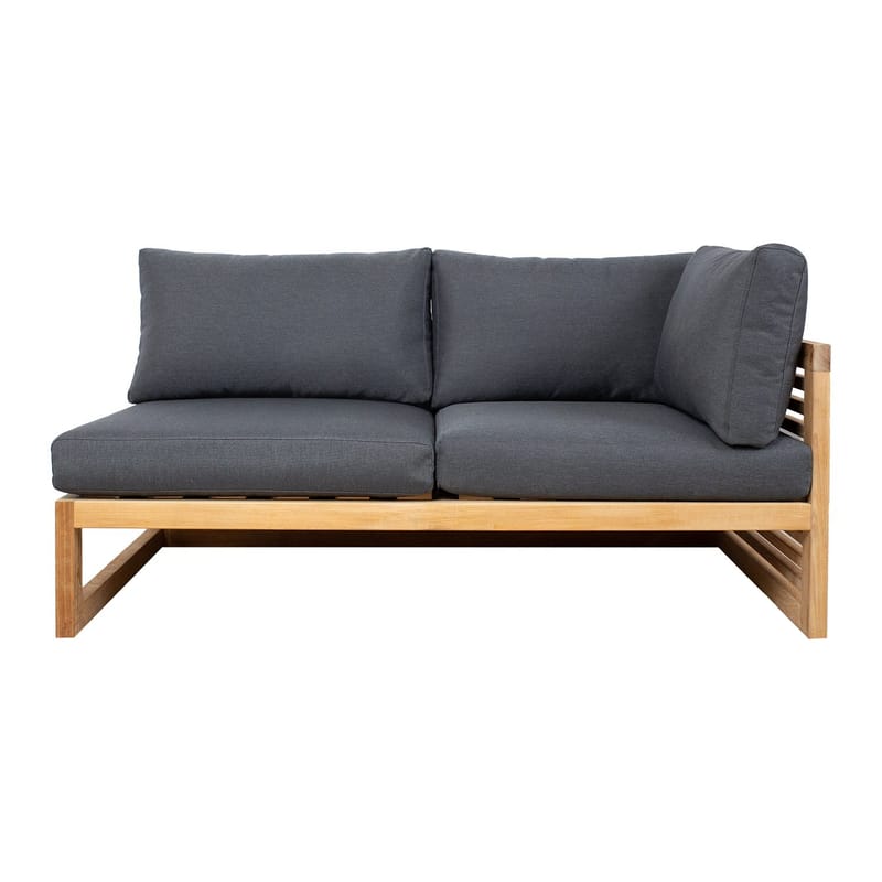 Modulsofa HOME4YOU Serenity 2-seter Venstre arm - brun - Hagemøbler - Loungemøbler - Moduler