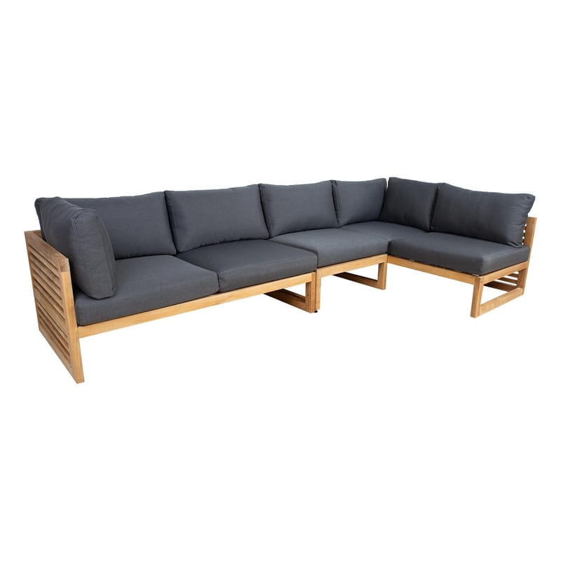Modulsofa HOME4YOU Serenity 2-seter Venstre arm - brun - Hagemøbler - Loungemøbler - Moduler