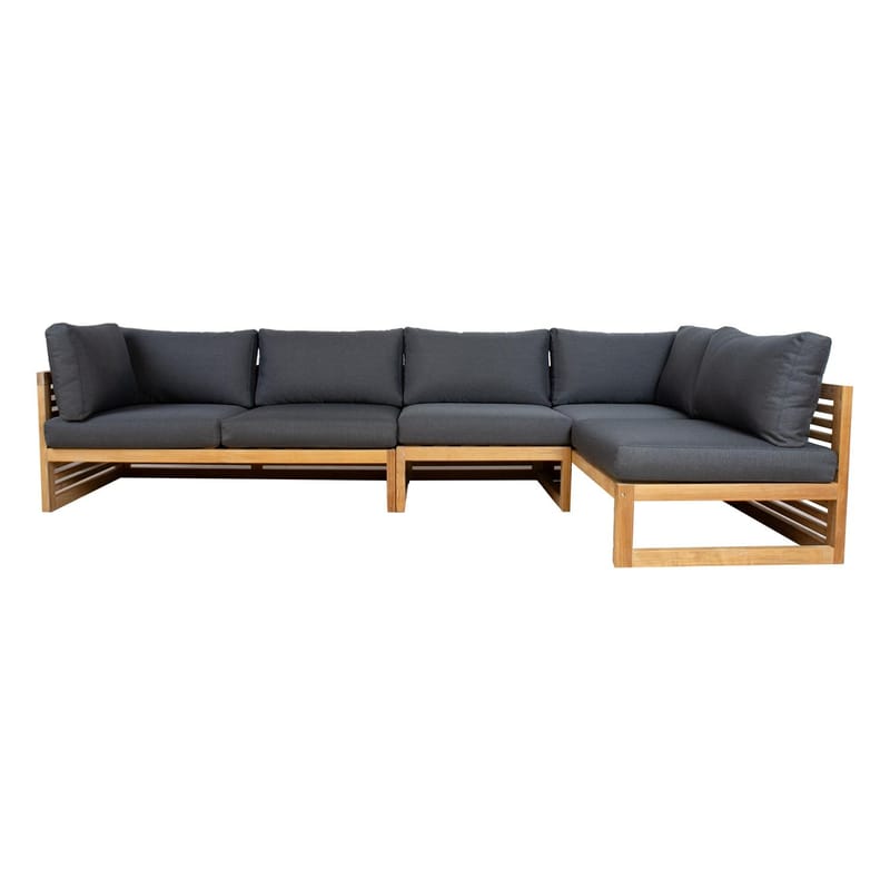 Modulsofa HOME4YOU Serenity 2-seter Venstre arm - brun - Hagemøbler - Loungemøbler - Moduler