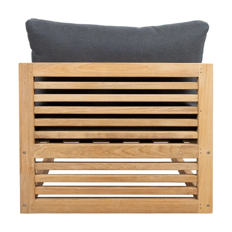 Modulsofa HOME4YOU Serenity midtdel - Brun - Hagemøbler - Loungemøbler - Moduler - Midtmodul hagesofa