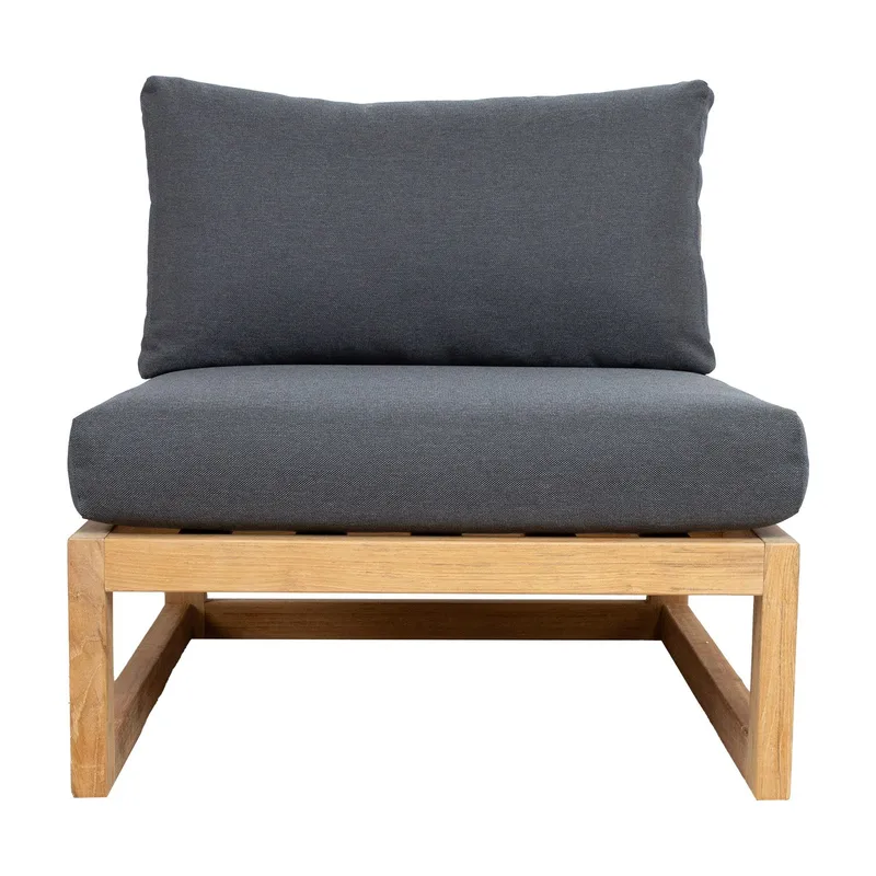 Modulsofa HOME4YOU Serenity midtdel - Brun - Hagemøbler - Loungemøbler - Moduler - Midtmodul hagesofa