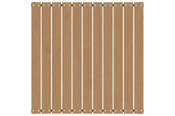 Fotskammel til hage 70x70x30 cm honningbrun heltre furu - Brun - Hagemøbler - Loungemøbler - Moduler - Skamler & Krakker