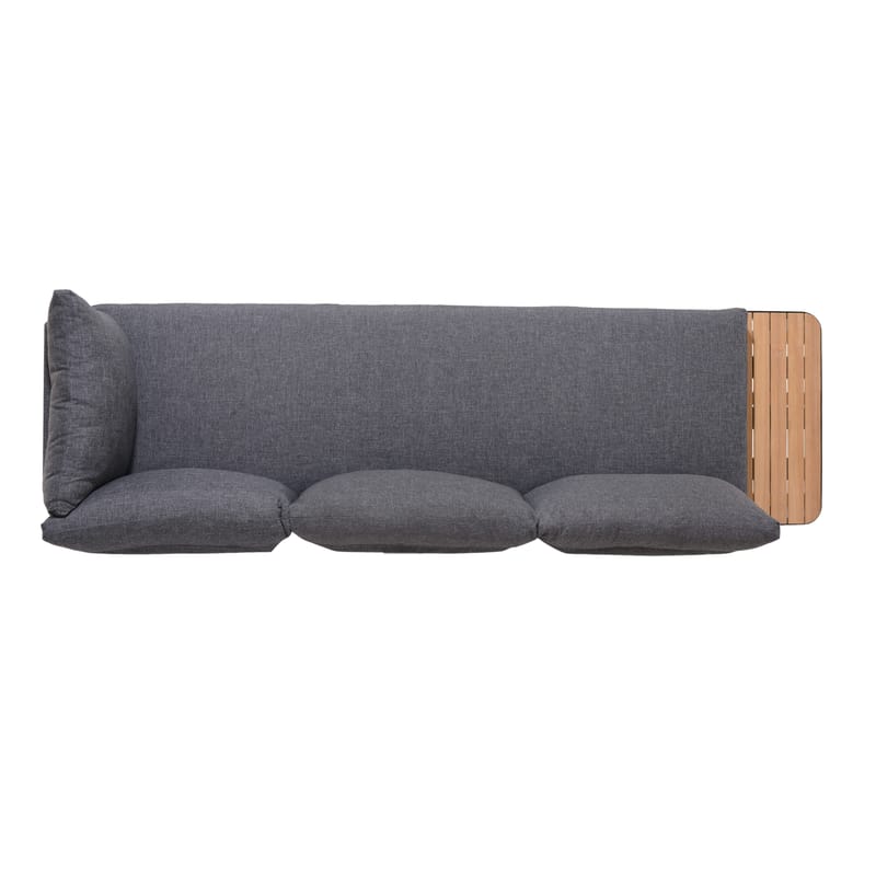 Portals Modulsofa Utendørs 3-seter - Svart - Hagemøbler - Loungemøbler - Lounge sofa