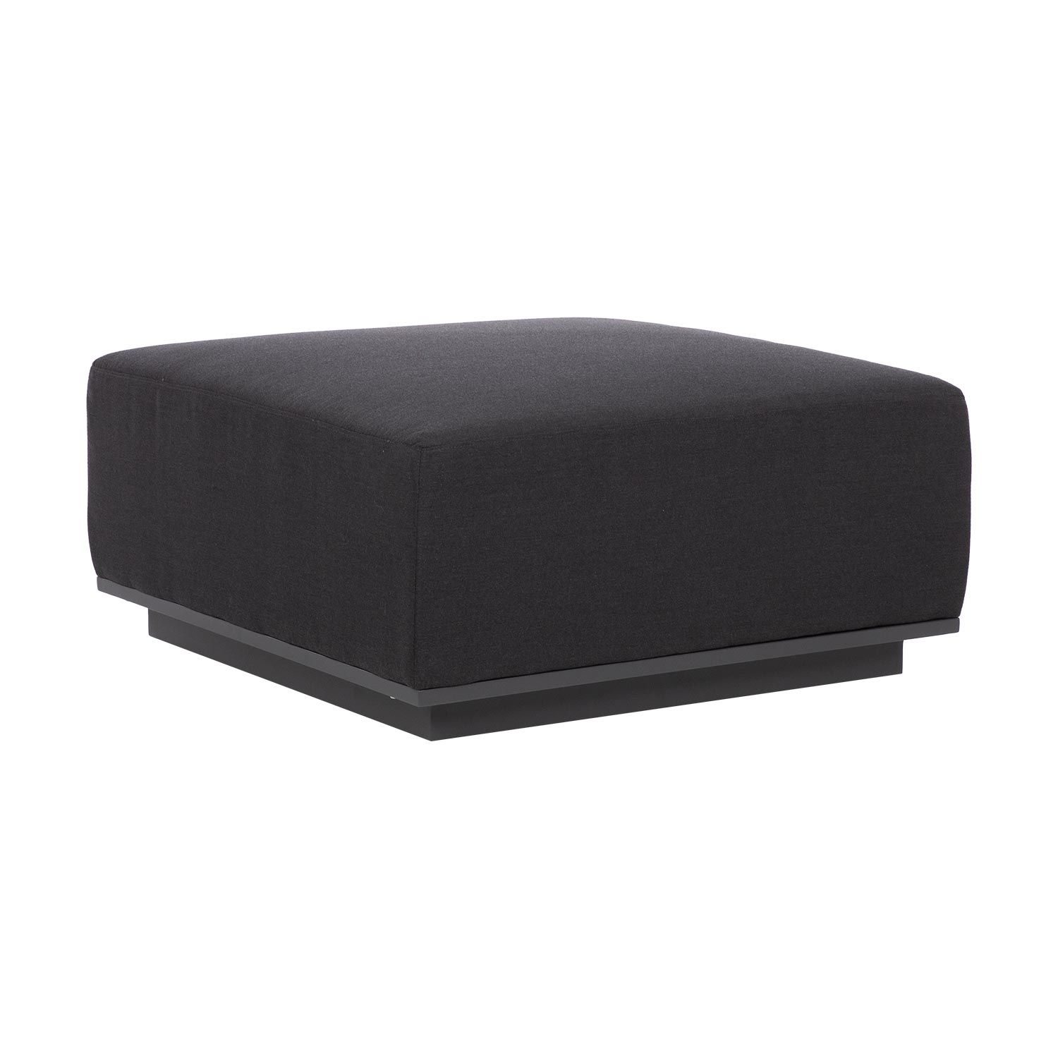 Puff HOME4YOU Fuller 83x83x42 cm mørkegrå - Mørkegrå